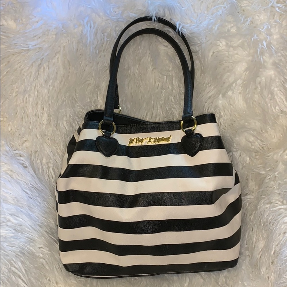 Betsy Johnson Striped Purse